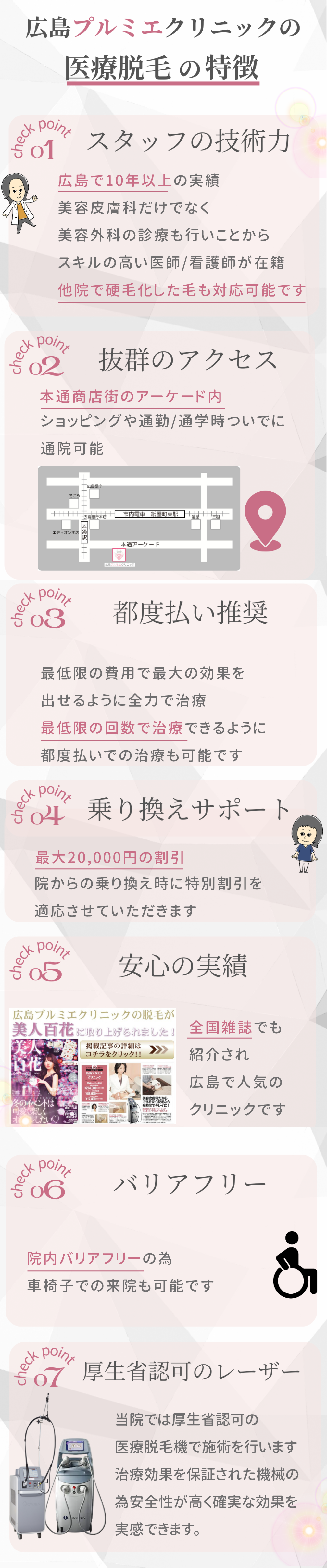 プルミエ医療脱毛の特徴