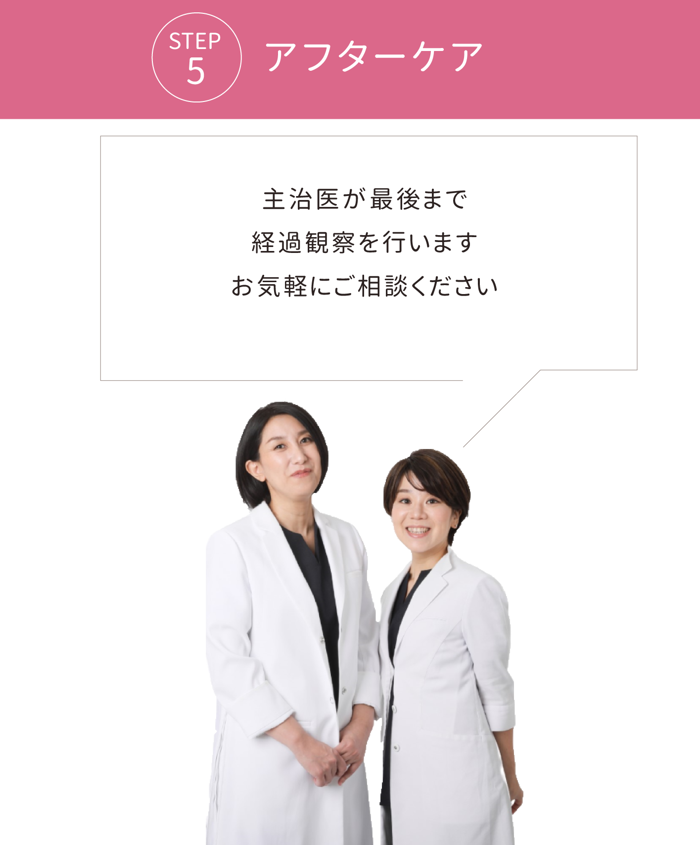 アフターフォロー